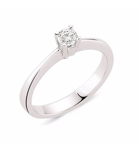 Tektaş Pırlanta Yüzük 0.23 CT H-SI 3.50 Gram 18 Ayar Altın