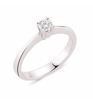 Tektaş Pırlanta Yüzük 0.23 CT H-SI 3.50 Gram 18 Ayar Altın