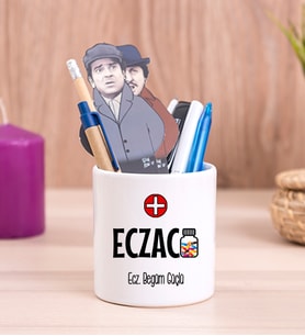 Eczacı Seramik Kalemlik