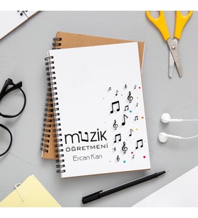 Müzik Öğretmeni Defteri Kişiye Özel