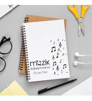 Müzik Öğretmeni Defteri Kişiye Özel