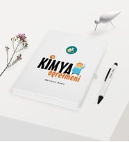 BK Gift Kişiye Özel Kimya Öğretmeni Temalı Beyaz Defter Kalem Hediye Seti - 1