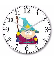 South Park Eric Cartman    Duvar  Saati Bombeli Gercek Cam