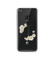 Papatya Harf Tasarım Süper Şeffaf Silikon Telefon Kılıfı Huawei P9 Lite (2017)  
