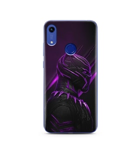 Black Panter Tasarım Süper Şeffaf Silikon Telefon Kılıfı Huawei Honor 8A 