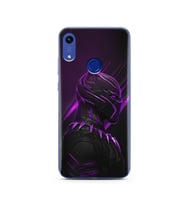 Black Panter Tasarım Süper Şeffaf Silikon Telefon Kılıfı Huawei Honor 8A 