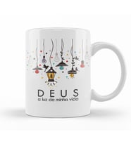 Deus Minha Luz Kupa Bardak Porselen