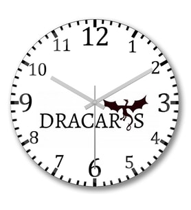 Dracayrs Duvar Saati Bombeli Gercek Cam