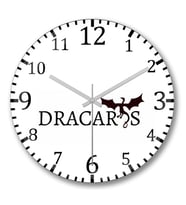 Dracayrs Duvar Saati Bombeli Gercek Cam