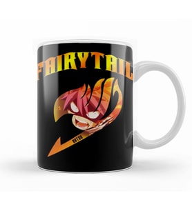 Fairy Tail Natsu Inside Guild Symbol Kupa Bardak Porselen