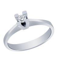 0.10 Ct Pırlanta Tektaş Yüzük