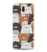 Kılıfland Huawei Mate 10 Lite Kılıf Silikon Resimli Kapak Pretty Bears Stok 1180
