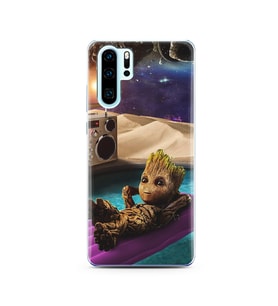 Baby Groot Tasarım Süper Şeffaf Silikon Telefon Kılıfı Huawei P30 Pro