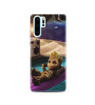 Baby Groot Tasarım Süper Şeffaf Silikon Telefon Kılıfı Huawei P30 Pro
