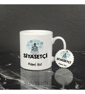 Siyasetçi Kupa Bardak ve Anahtarlık Set