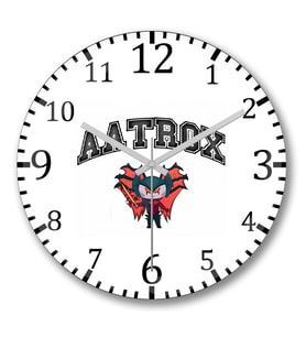 Aatrox Premmium Duvar Saati Bombeli Gercek Cam