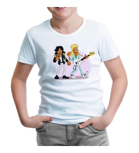 Modern Talking - Gitar Beyaz Çocuk Tshirt