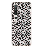 Leopar Tasarımlı Süper Şeffaf Silikon Telefon Kılıfı Xiomai Mi10-pro