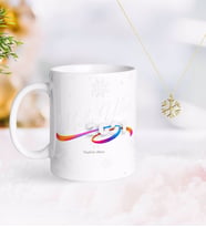 BK Gift Kişiye Özel 2024 Mutlu Yıllar Kupa ve Kar Tanesi Kolye-4 (Model 1)