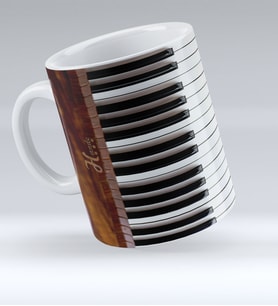 BK Gift Kişiye Özel Piano Tasarımlı Kupa Bardak  2