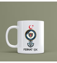 Deniz Kuvvetleri Kupa Bardak Kişiye Özel Hediye S44
