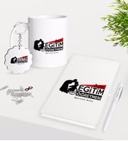 BK Gift Kişiye Özel Özel Eğitim Öğretmeni Kupa Anahtarlık Beyaz Defter Kalem Hediye Seti-1 (Model 1)