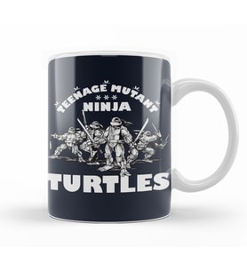 Ninja Turtes Old School Turtles Kupa Bardak Porselen