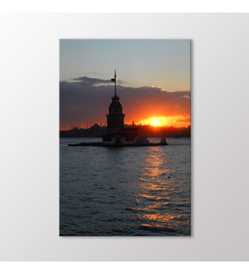 Arty Tablo Kız Kulesi Tablo (Karışık)