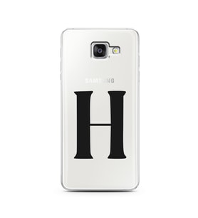 Samsung A5 (2016) Harf Tasarımlı Telefon Kılıfı H-Harfi 