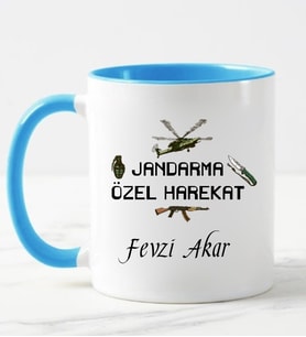 Jandarma Özel Hareket Kupa Bardağı Mavi