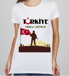 Kişiye Özel Asker Tişörtü
