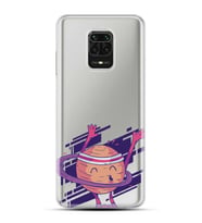 Kılıfland Xiaomi Redmi Note 9 Pro Kılıf Silikon Resimli Kapak Spin Planet Stok 652