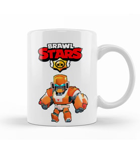 Brawl Stars Mecha Bo Kupa Bardak Porselen