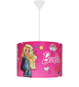 YKC Barbie Çocuk Odası Panoroma Dekoratif Tavan Lambası Sarkıt-Lisanslı