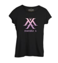 Monsta X - MX Siyah Kadın Tshirt