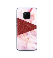 Çapraz Mermer Tasarımlı Süper Şeffaf Silikon Telefon Kılıfı Huawei Mate 20 Pro