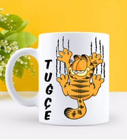 BK Gift Kişiye Özel Garfield Tasarımlı Beyaz Kupa Bardak - 11