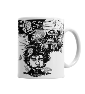 Tim Burton Kupa Bardak Porselen
