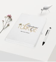 BK Gift Kişiye Özel Türkçe Öğretmeni Temalı Beyaz Defter Kalem Hediye Seti