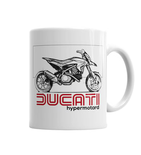 Ducati Hypermotard Kupa Bardak Porselen