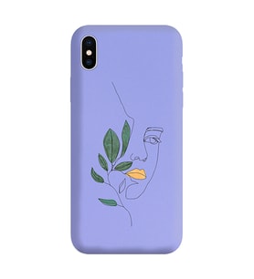 Lila Lansman Telefon Kılıfı Iphone XS