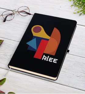 Klee Tasarımlı Siyah Defter