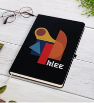 Klee Tasarımlı Siyah Defter