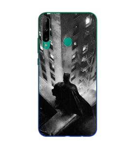 Batman Tasarım Süper Şeffaf Silikon Telefon Kılıfı Huawei P40 Lite E