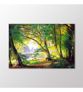 Arty Tablo Orman Pırıltısı Tablo (Karışık)