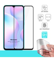 Microsonic Xiaomi Redmi 9A Seramik Matte Flexible Ekran Koruyucu Siyah