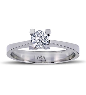 Lova F Renk 0,35 Karat Pırlanta Tektaş Yüzük - 1050052