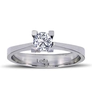 Lova F Renk 0,35 Karat Pırlanta Tektaş Yüzük - 1050052