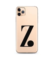 Iphone 11 Pro Harf Tasarımlı Telefon Kılıfı Z-Harfi 