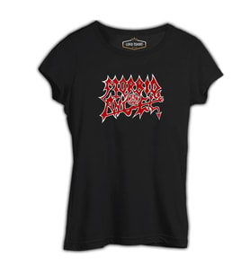 Morbid Angel - Logo 2 Siyah Kadın Tshirt